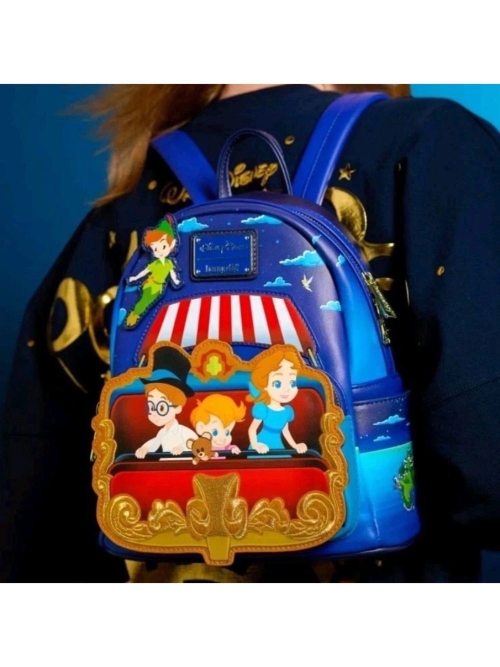 Disney Parks LOUNGEFLY Peter Pan's Flight Mini Backpack - Picture 3 of 17